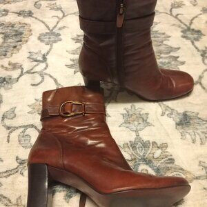 Liz Clairborne Brown Genuine Leather Boots